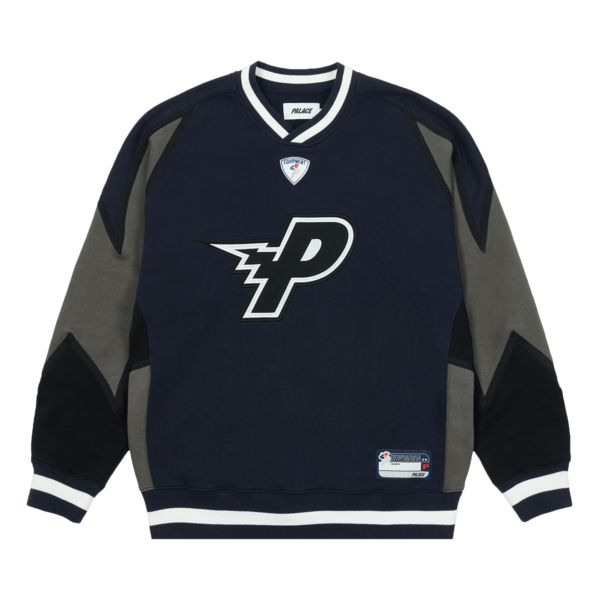 Palace Bolt Crew 'Grey/Black'