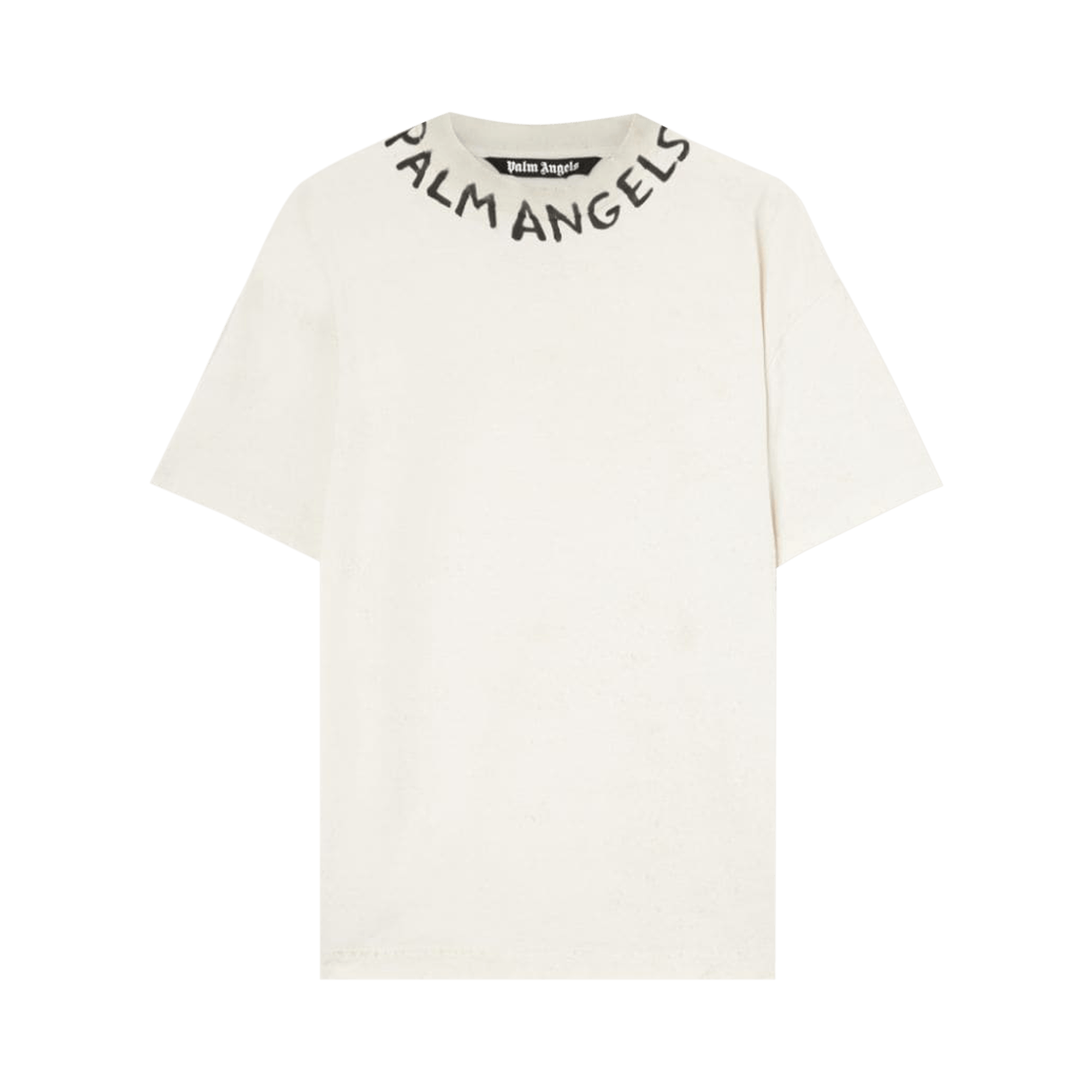 Palm Angels Seasonal Logo Vintage Tee 'White/Black'