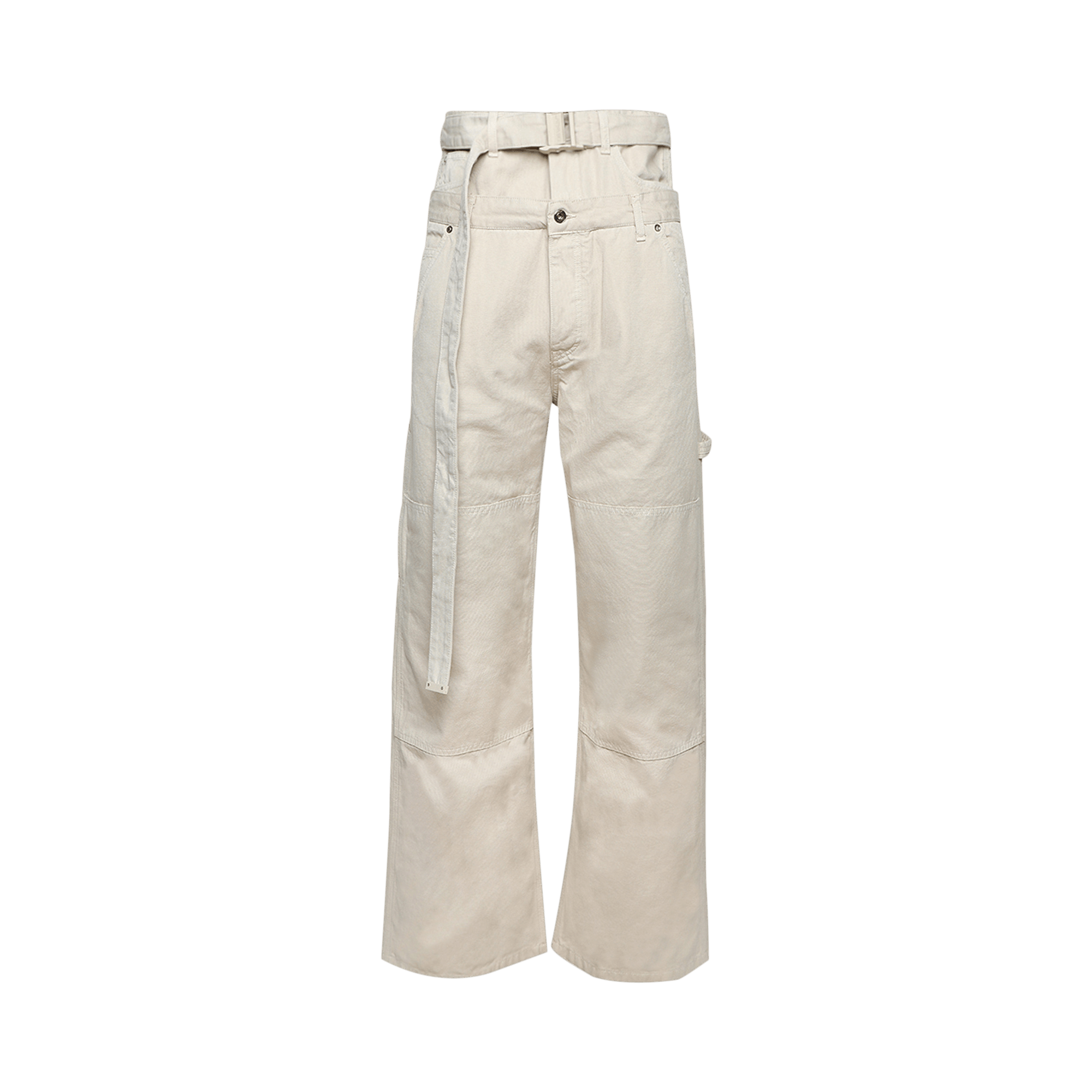 Off-White Wave Off Canvas Double Over Pants 'New Beige'