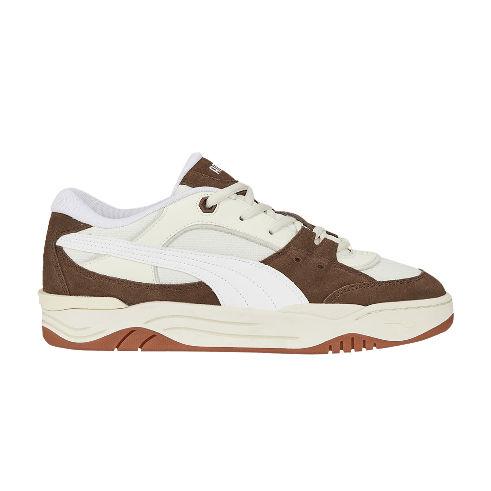 Pre-owned Puma 180 'chocolate' In Cream