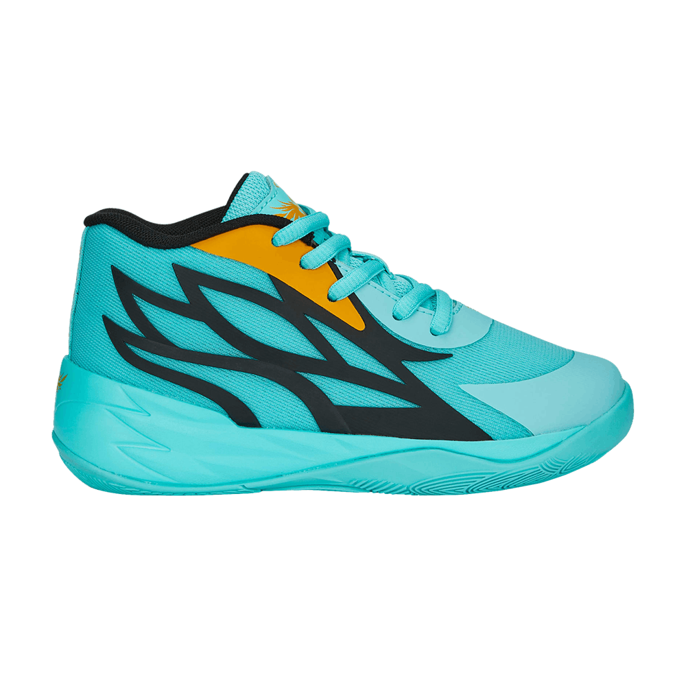 Pre-owned Puma Mb.02 Little Kid 'honeycomb' In Teal