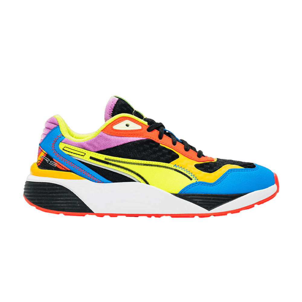 Pre-owned Puma Rs-metric Jr 'lava' In Black