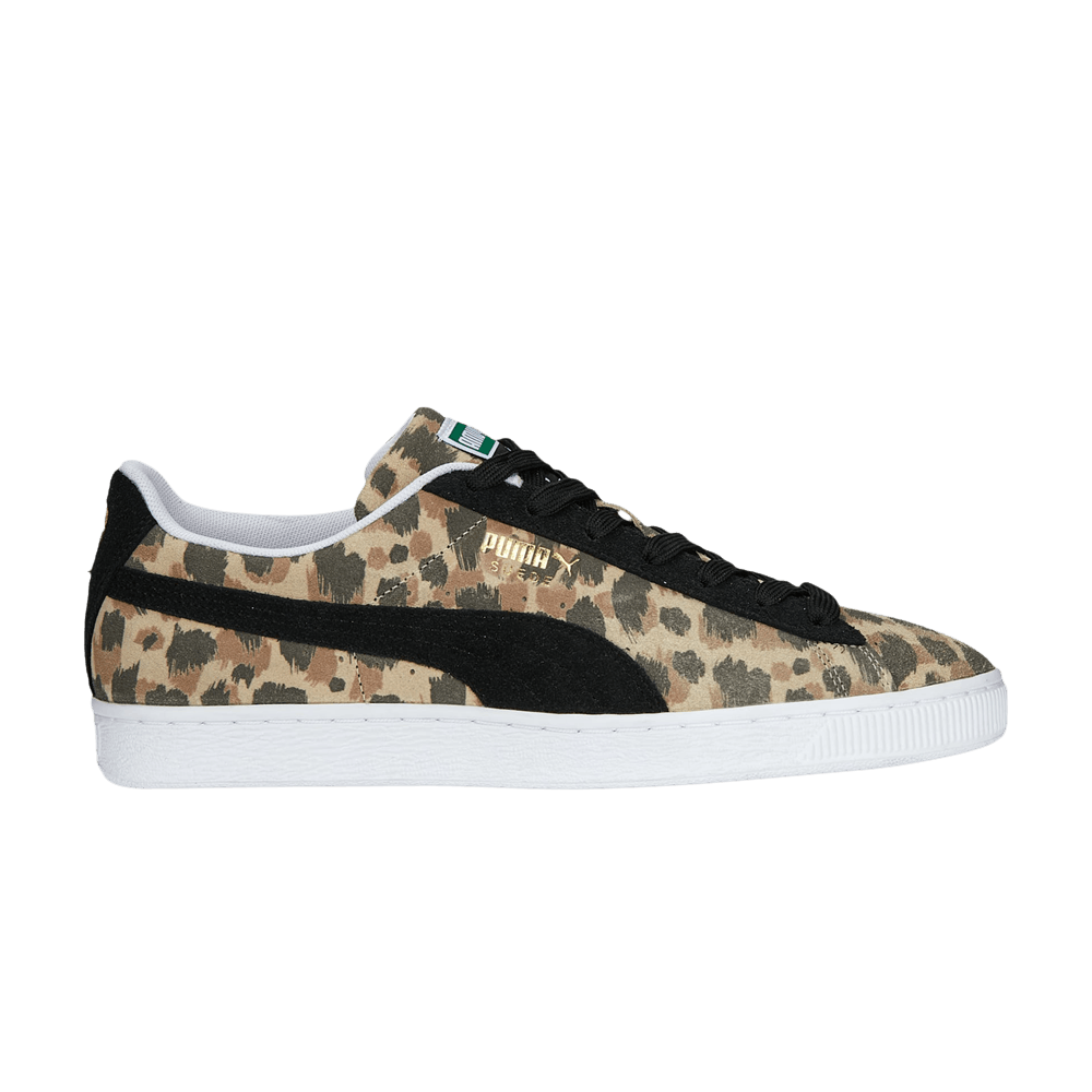 Pre-owned Puma Suede 'animal Print - Granola' In Brown