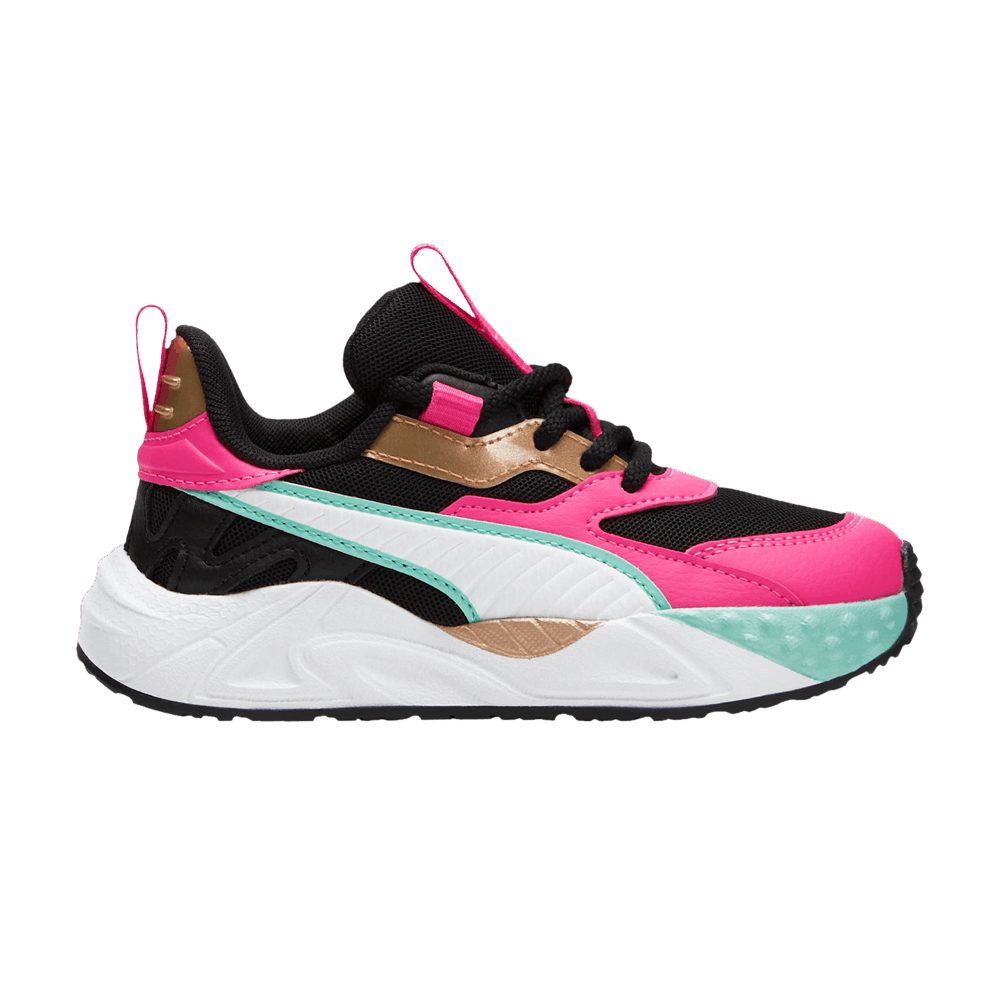 Pre-owned Puma Rs-trck Little Kid 'vacay Queen' In Black