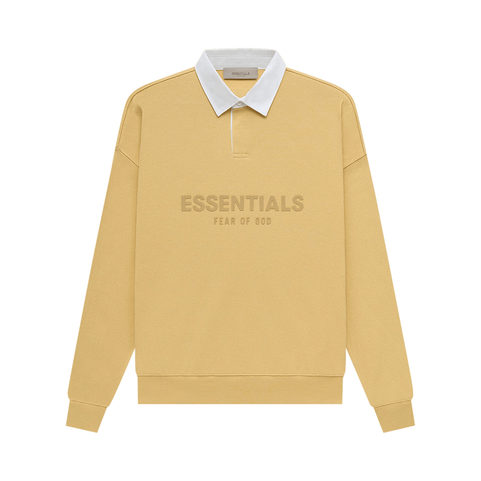 Fear of God Essentials Waffle Henley Rugby 'Light Tuscan'