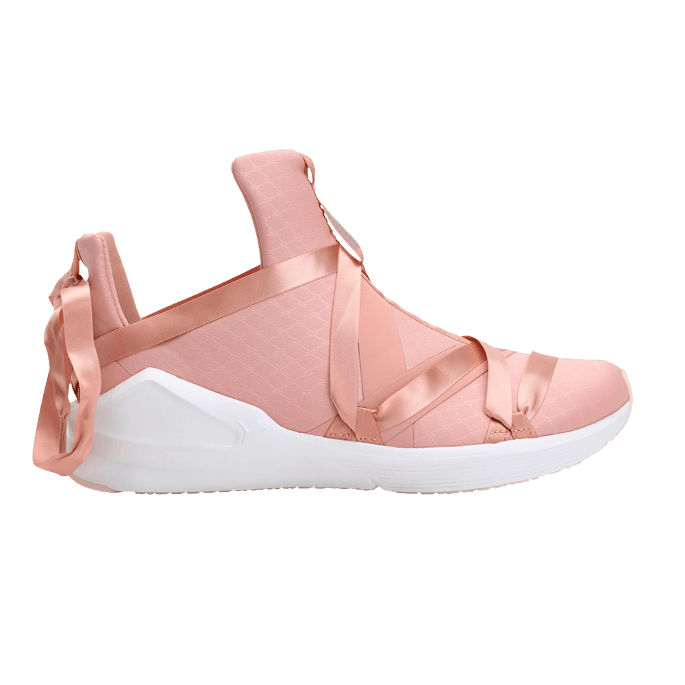 Pre-owned Puma Wmns Fierce Rope Satin Ep 'peach Beige' In Pink