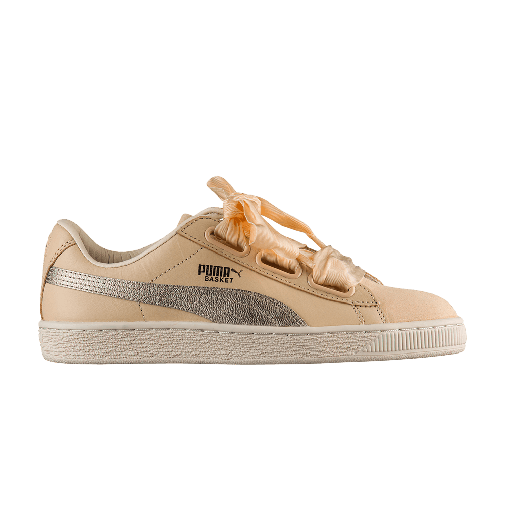 Pre-owned Puma Wmns Basket 'heart Up - Natural Vachetta' In Brown