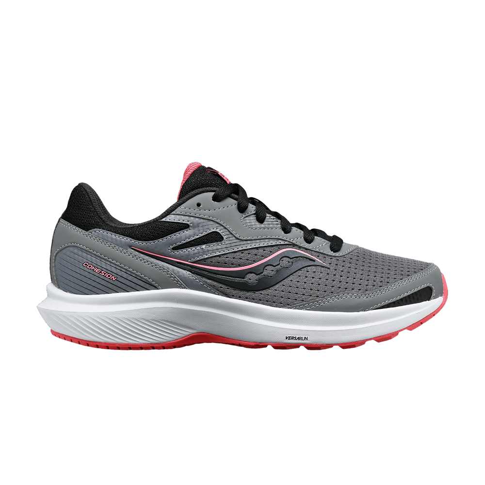 Saucony Wmns Cohesion 16 Wide 'Charcoal Petal'
