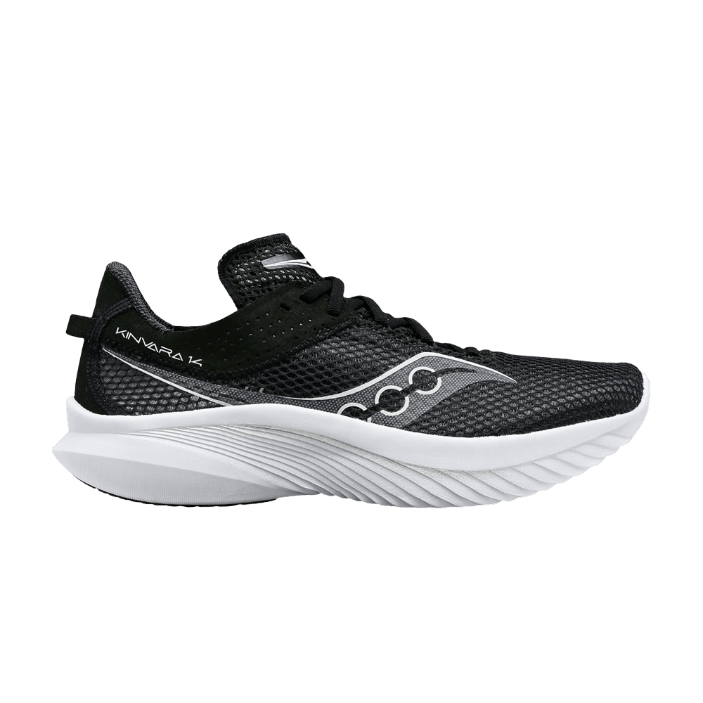 Saucony Wmns Kinvara 14 Wide 'Black White'