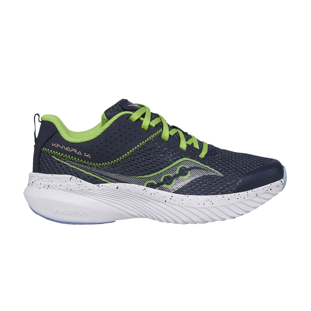 Saucony Kinvara 14 Big Kid 'Navy Green'