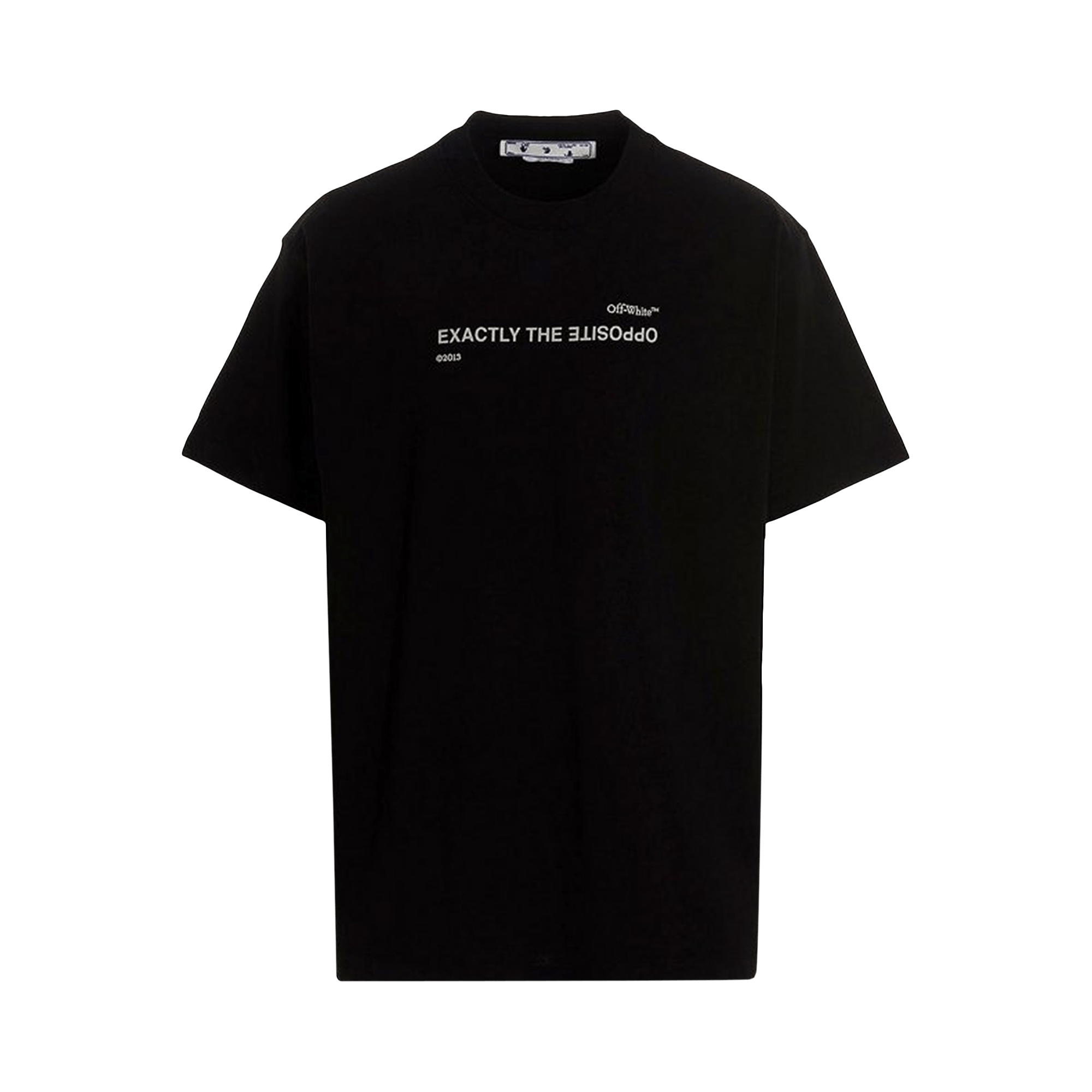 Off-White Spiral Short-Sleeve Tee 'Black/White'