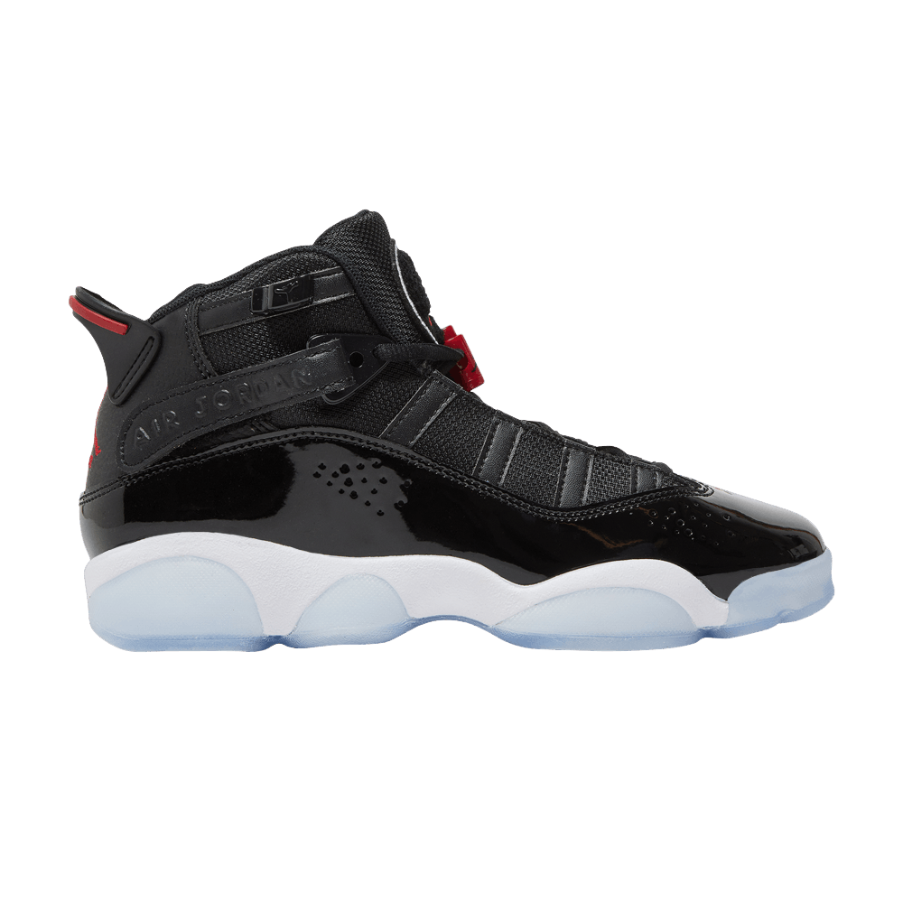 Pre-owned Air Jordan Jordan 6 Rings Gs 'black Gym Red'
