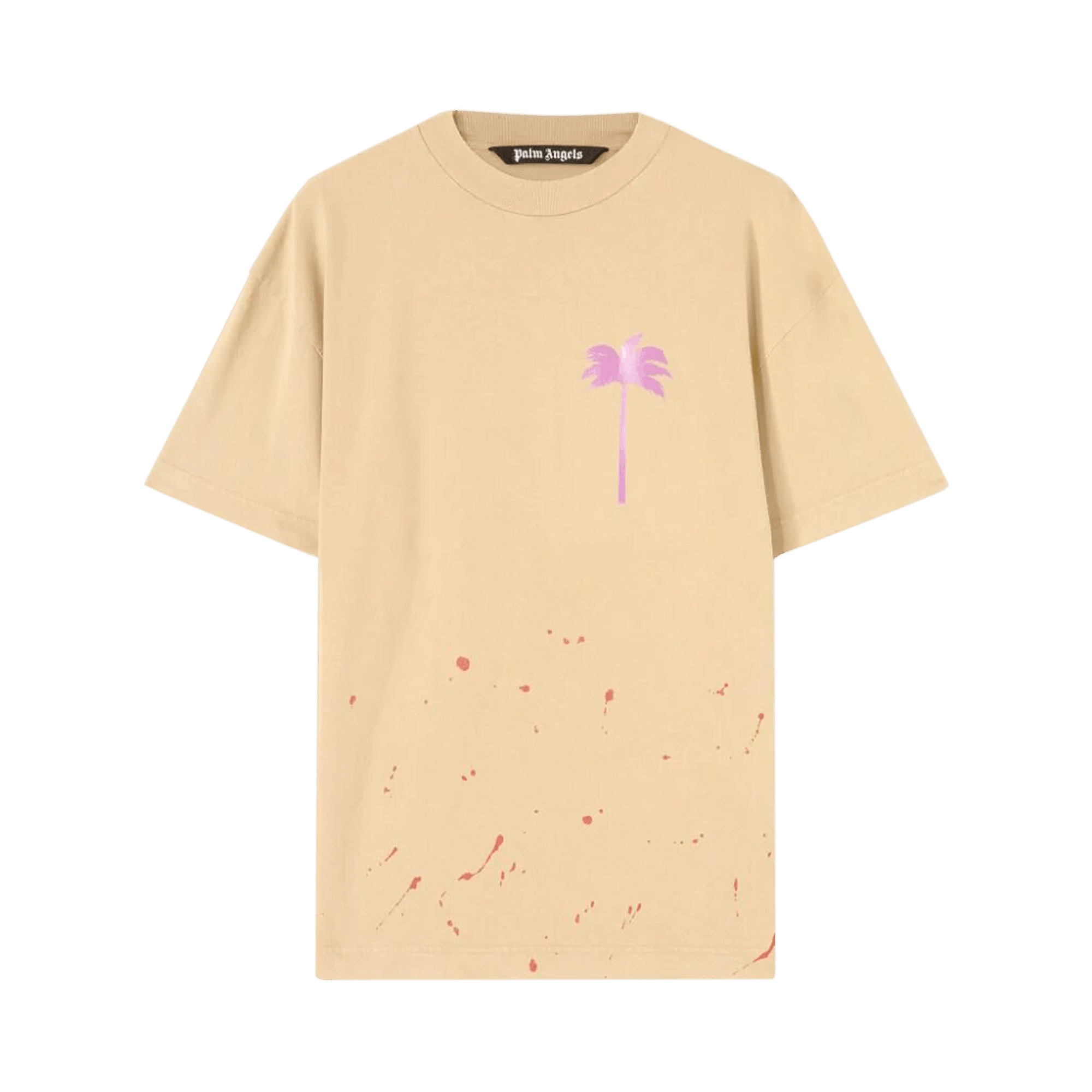 Palm Angels PxP Painted Classic T-Shirt 'Camel'