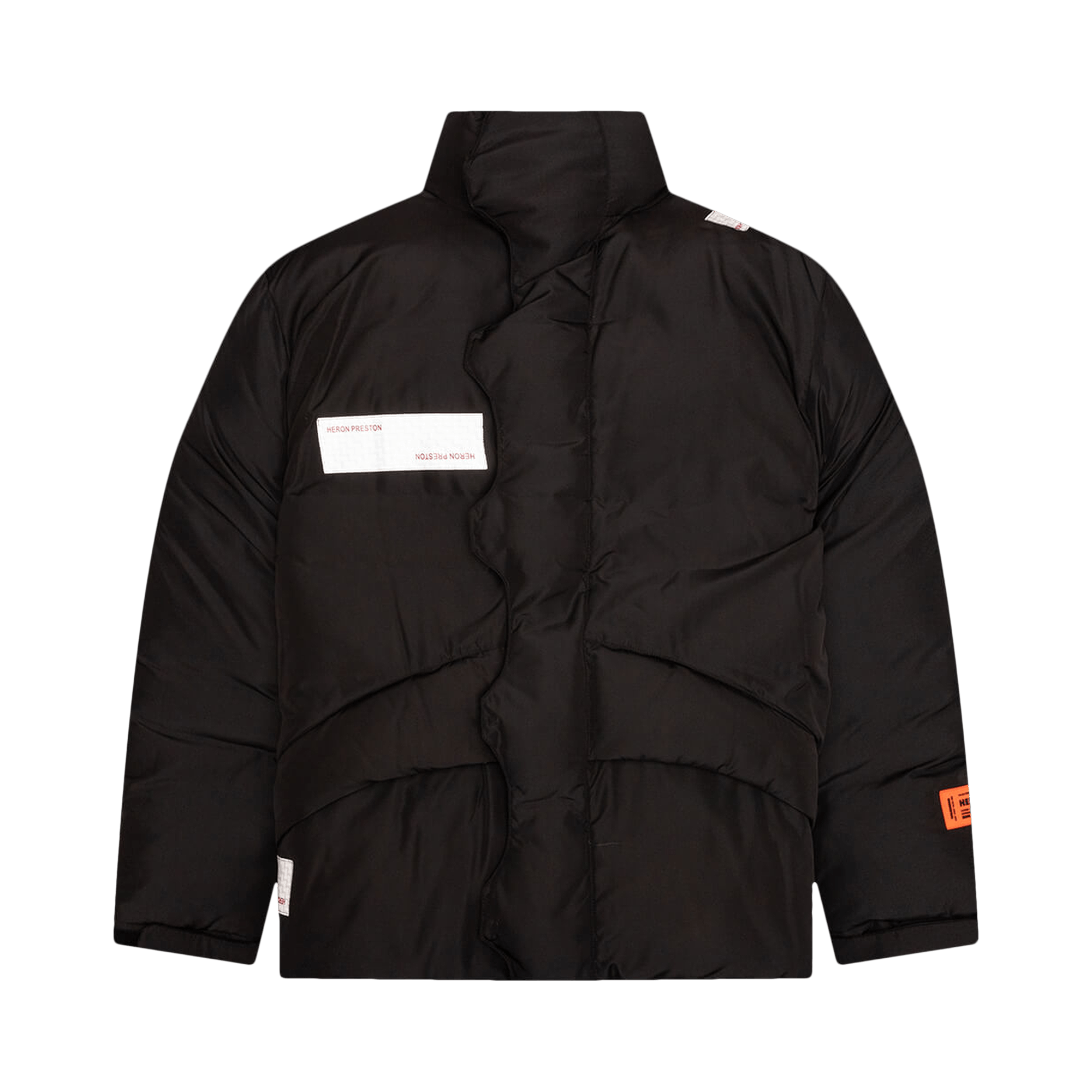 Heron Preston Hiking Tape Puffer Jacket 'Black'