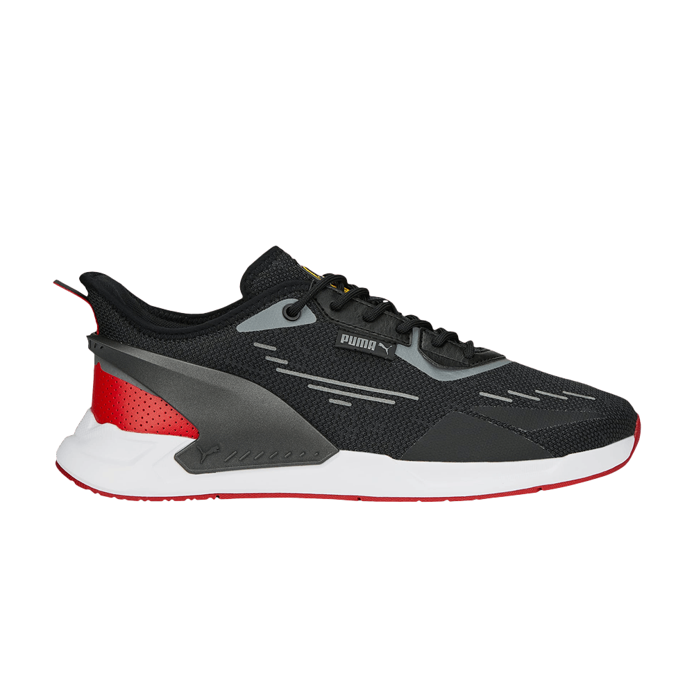 Pre-owned Puma Scuderia Ferrari X Ionspeed 2 Motorsport 'black Rosso Corsa'