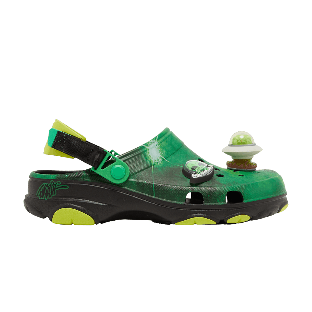 Ron English x Crocs All-Terrain Clog 'Area 54 - Green Galaxy'