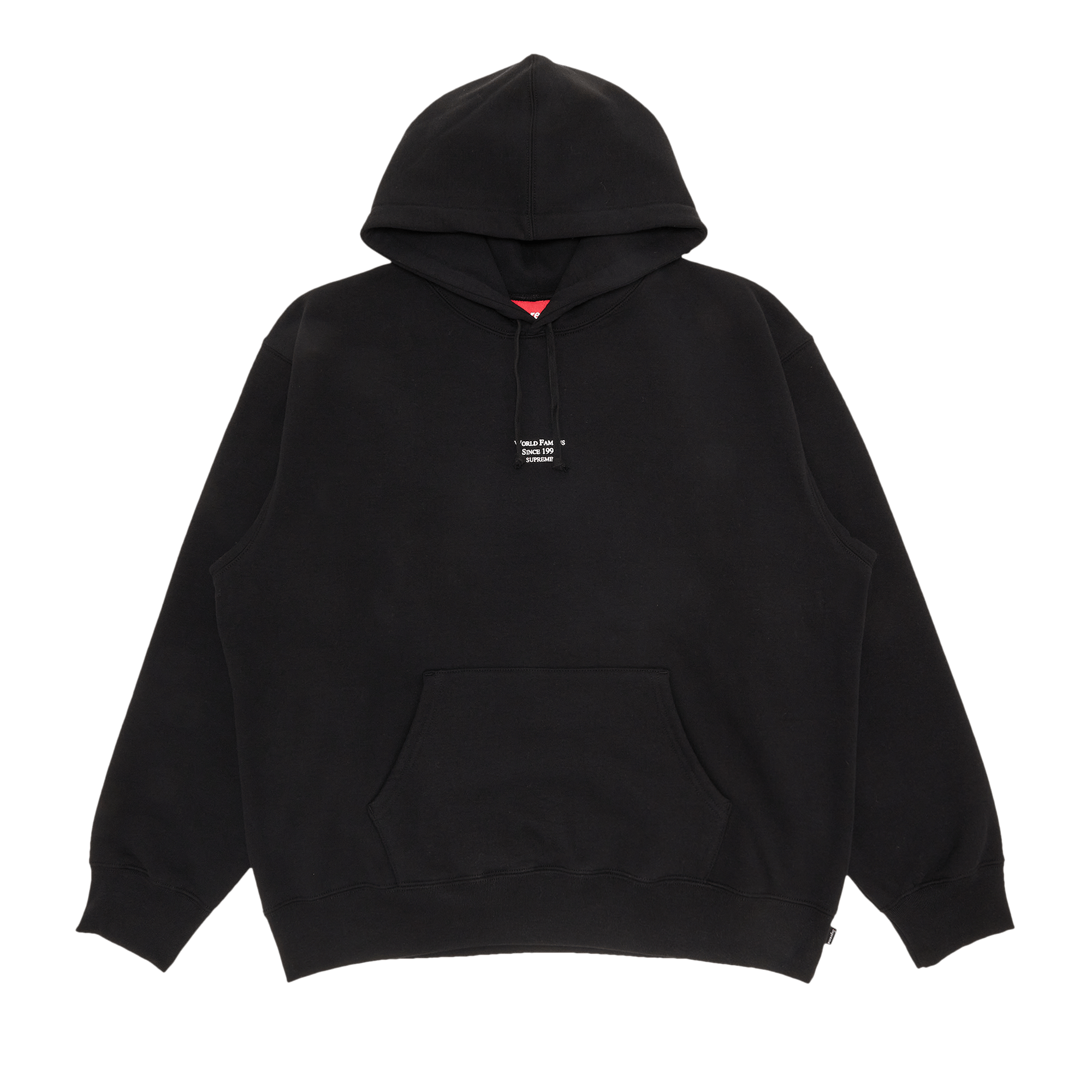 Supreme World Famous Micro Hooded Sweatshirt 'Black'