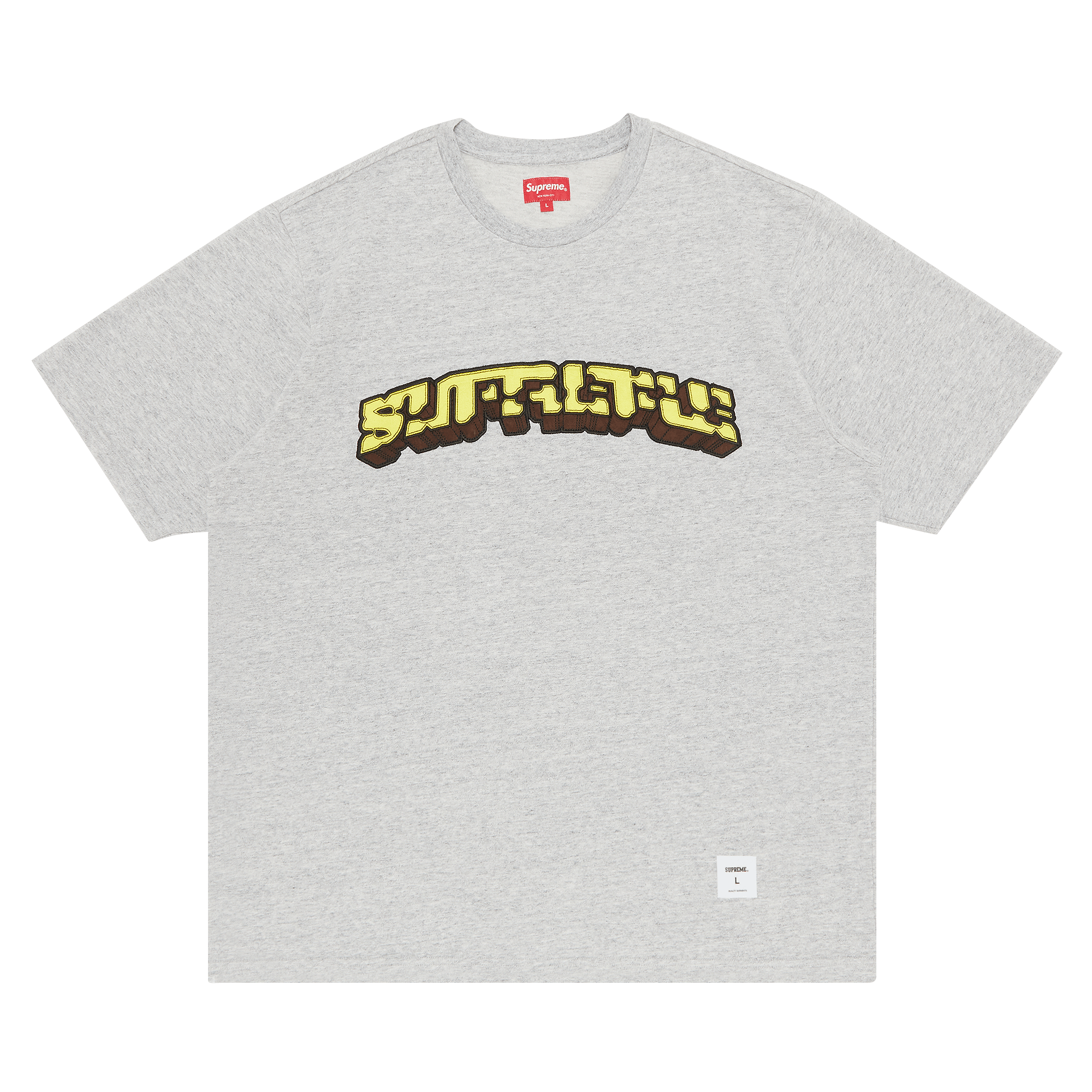 Supreme Block Arc Short-Sleeve Top 'Heather Grey'