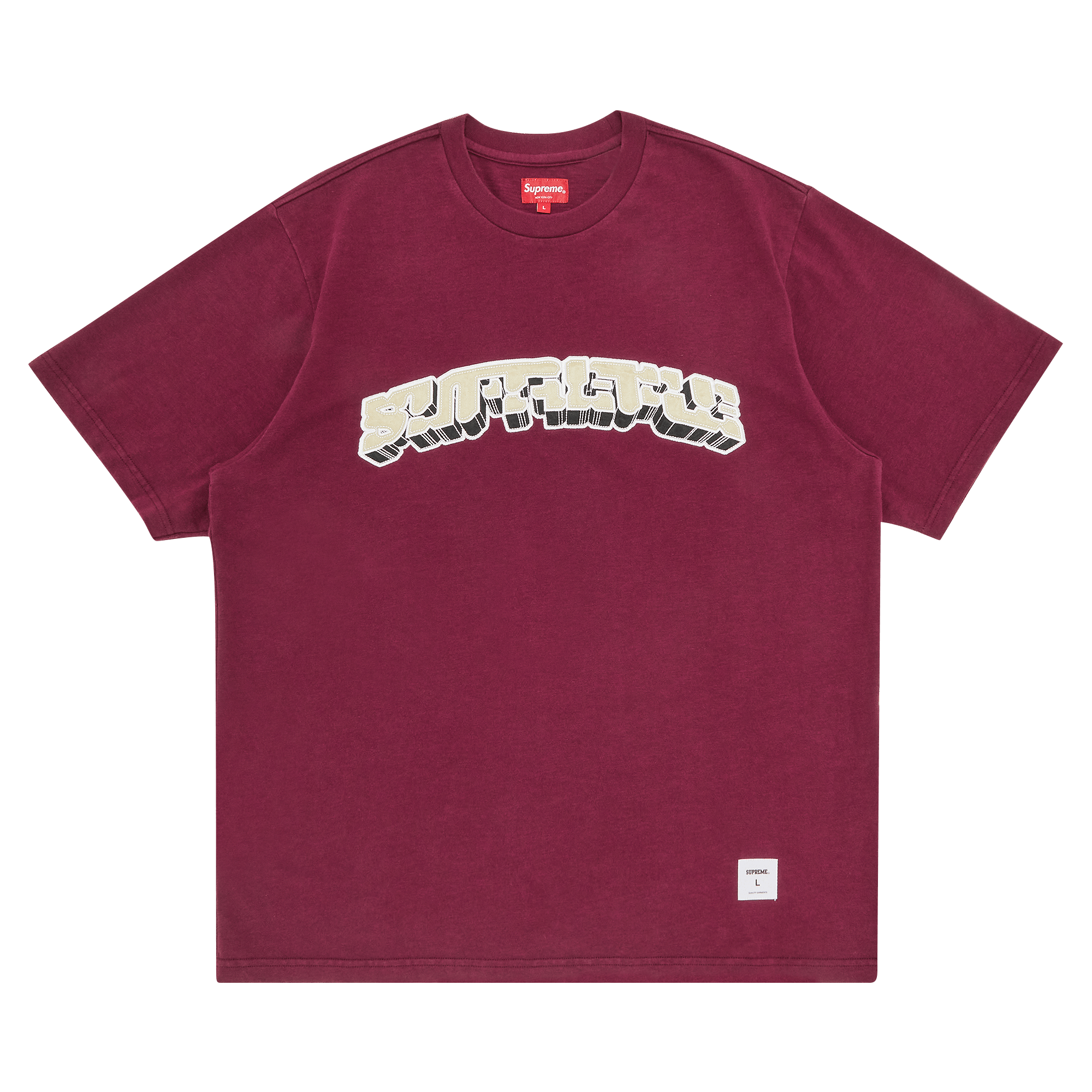 Supreme Block Arc Short-Sleeve Top 'Plum'