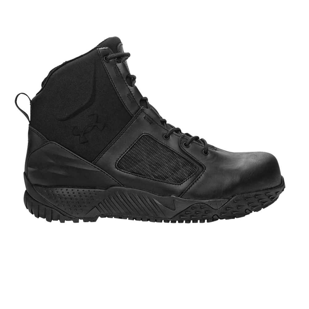 Pre-owned Under Armour Tactical Zip 2.0 Protect Boot 'triple Black'