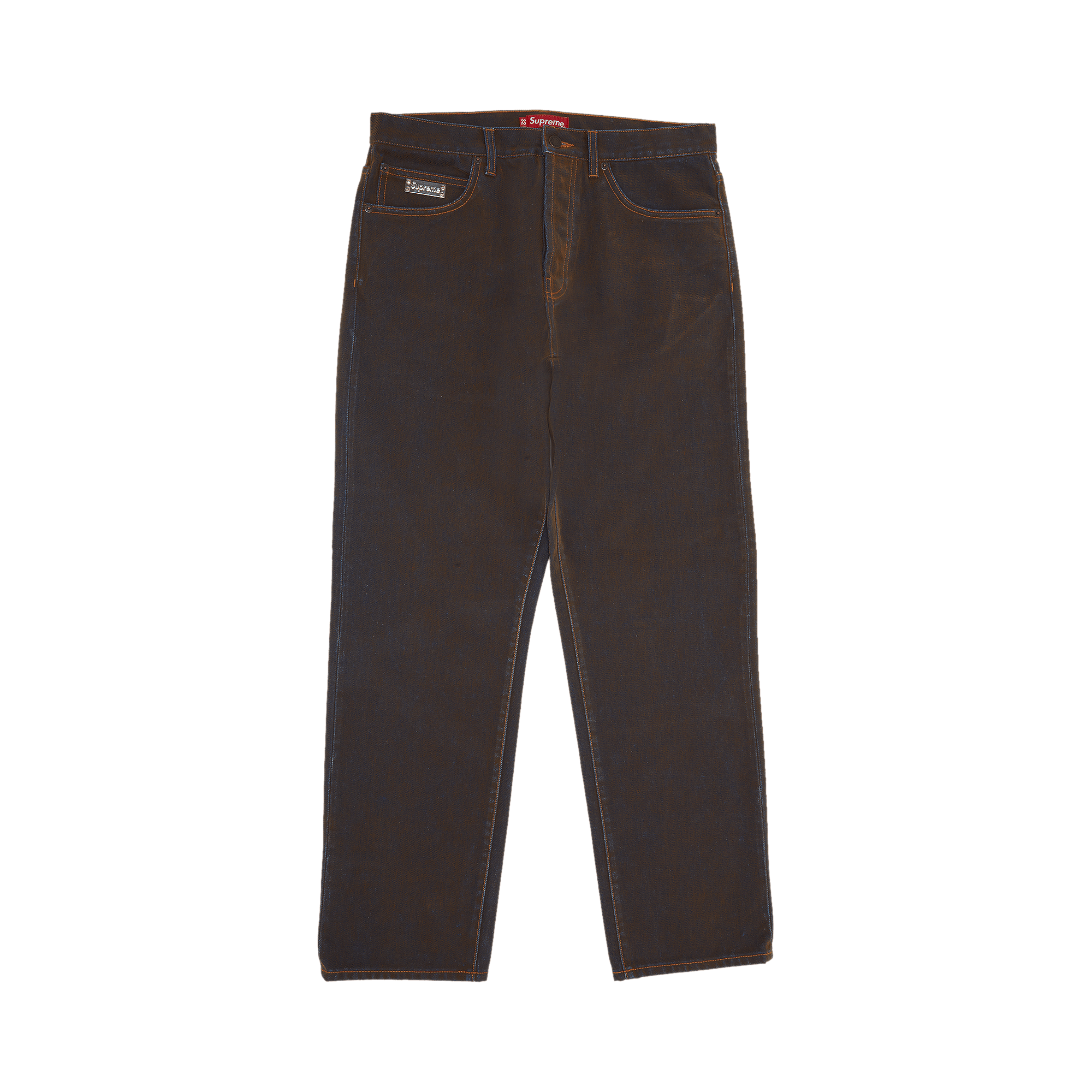 Supreme Flocked Regular Jean 'Gold'