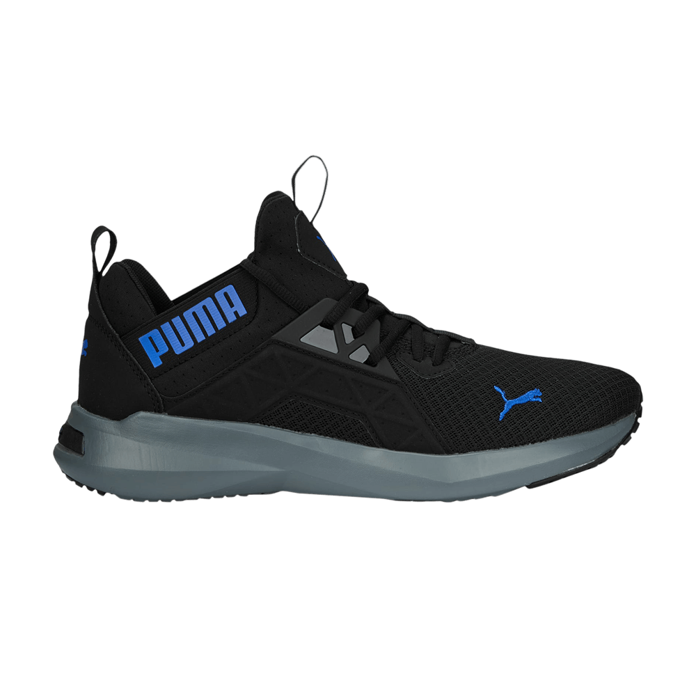 Pre-owned Puma Softride Enzo Nxt 'black Royal Sapphire'