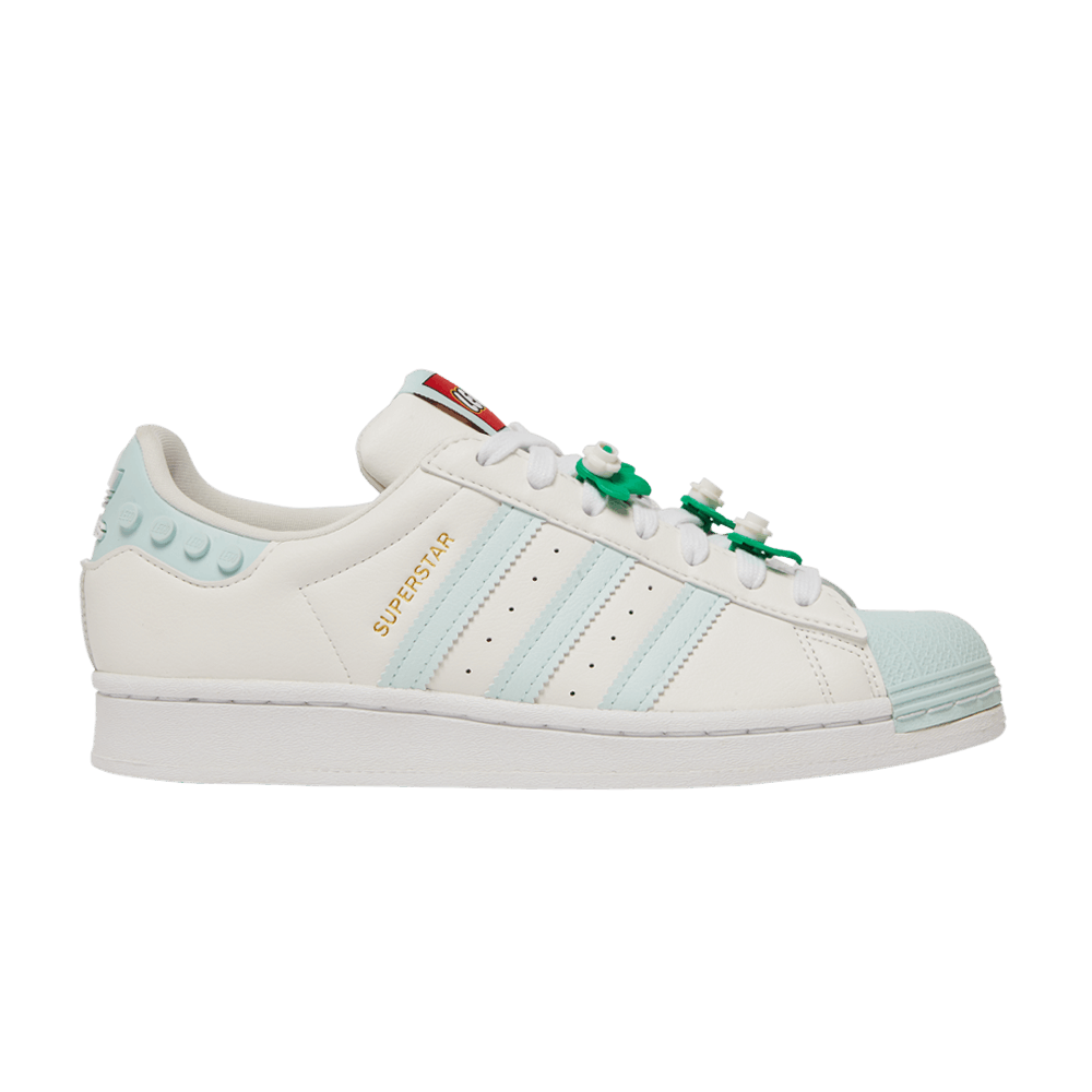 LEGO x adidas Wmns Superstar 'Clear White Ice Mint'