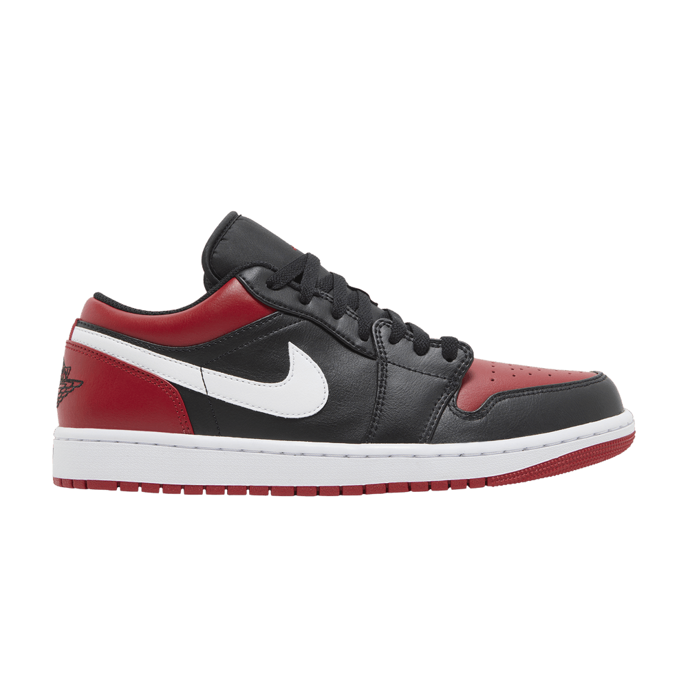 Pre-owned Air Jordan 1 Low 'alternate Bred Toe' In Black