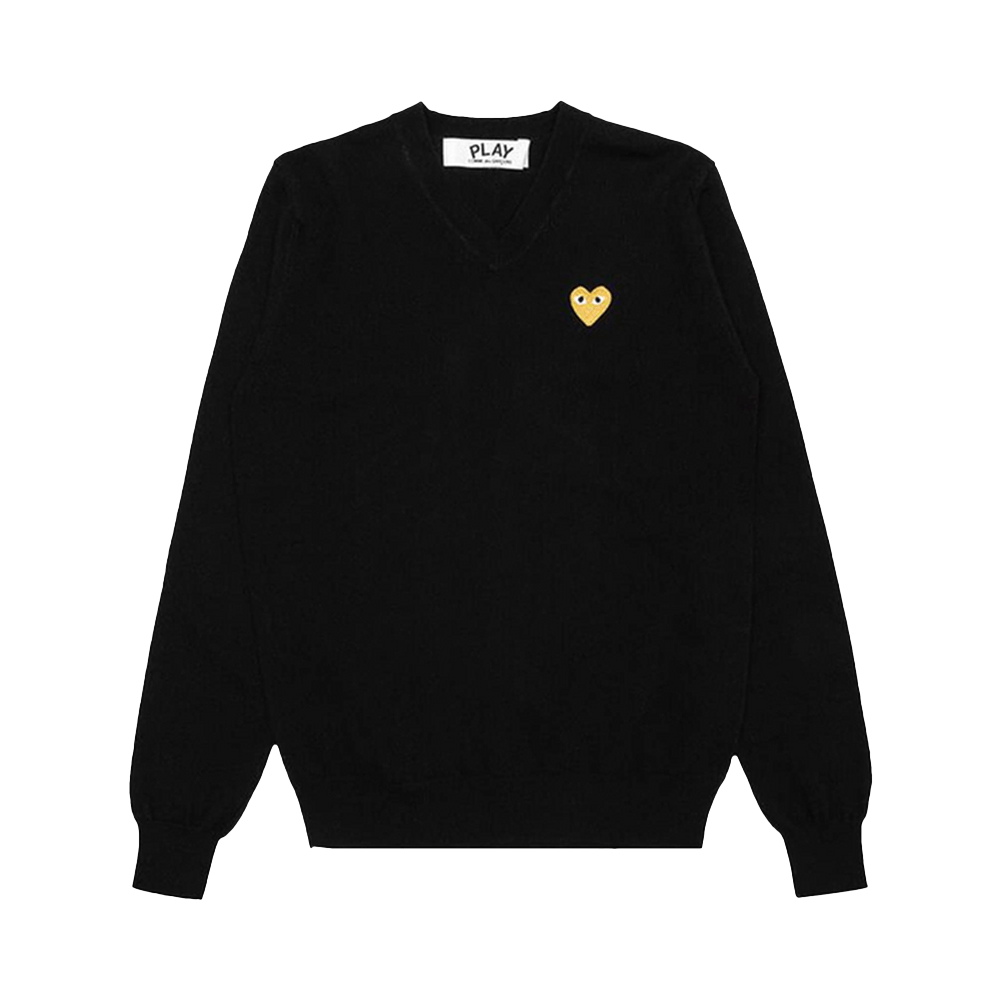 Comme des Garçons PLAY Gold Heart Sweater 'Black'