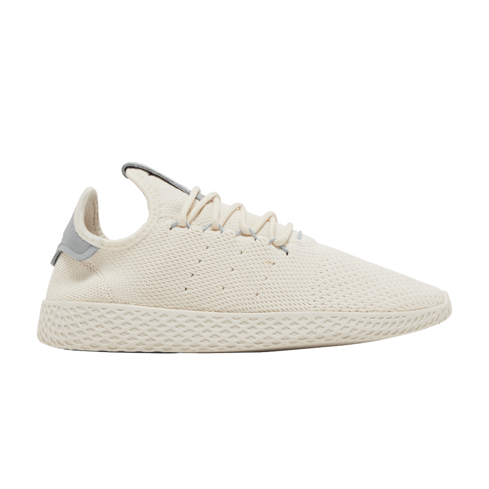 adidas gazelle silver green womens Adidas Pharrell Williams White Tennis HU Low Top Sneakers US12  THE-ECHELON