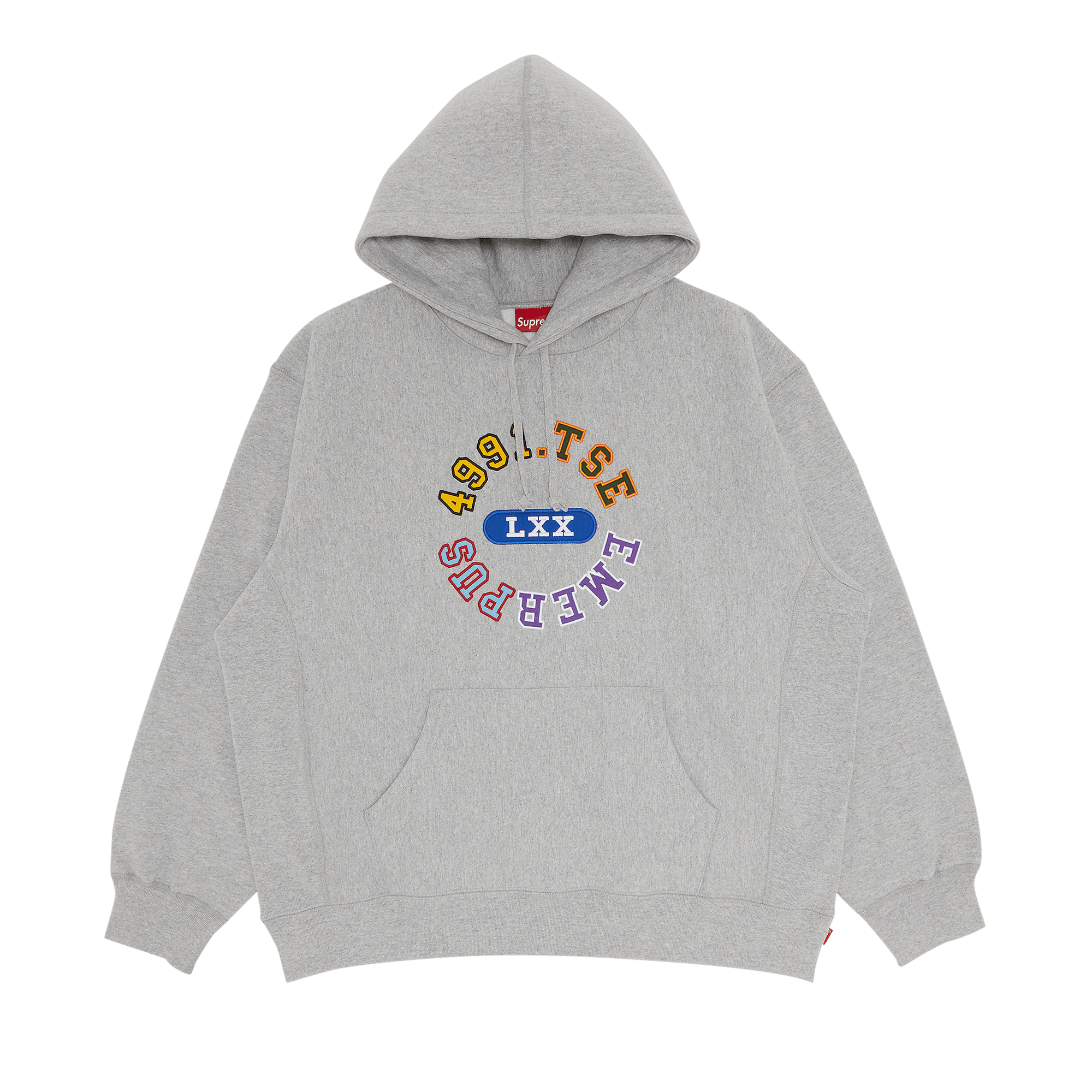 Supreme Reverse Hooded Sweatshirt 'Heather Grey'