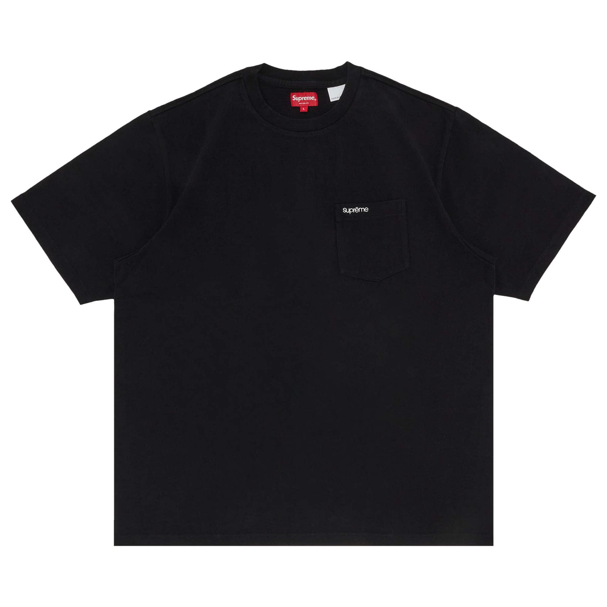 Supreme Short-Sleeve Pocket Tee 'Black'