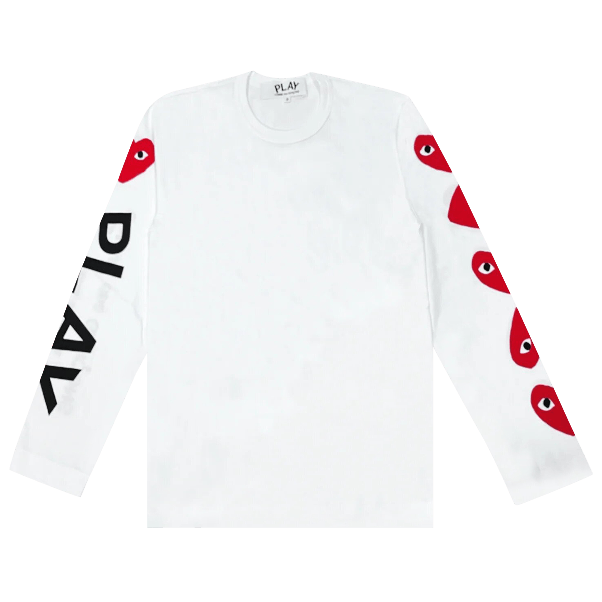 Comme des Garçons PLAY Heart Print T-Shirt 'White'