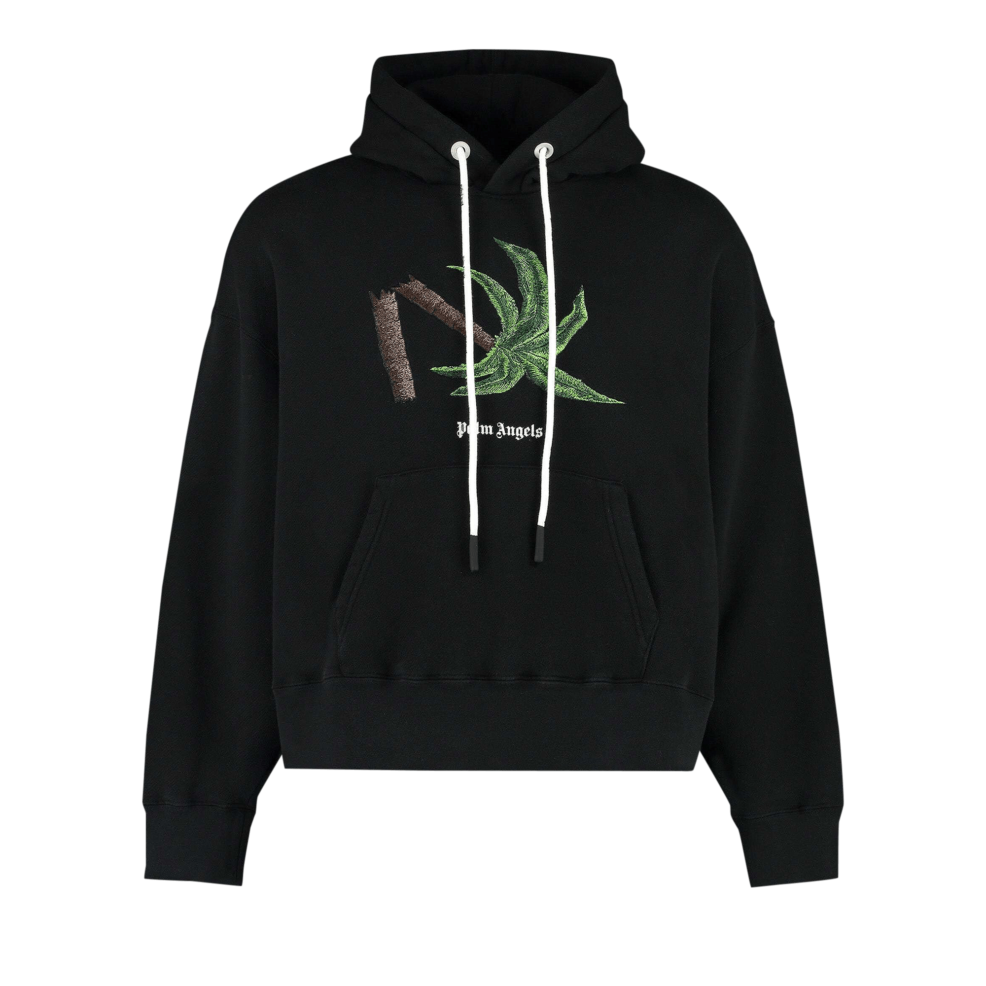 Palm Angels Broken Palm Hoodie 'Black'