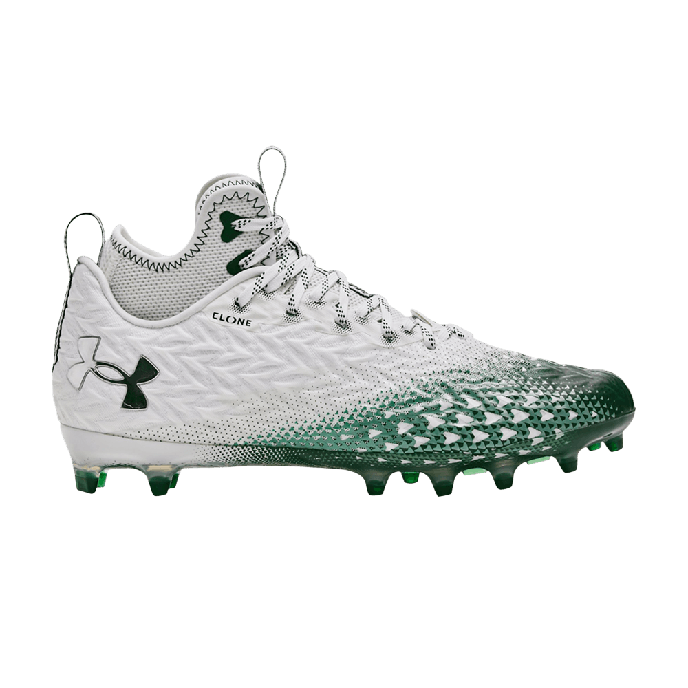Pre-owned Under Armour Spotlight Clone 3.0 Mc 'white Forest Green'