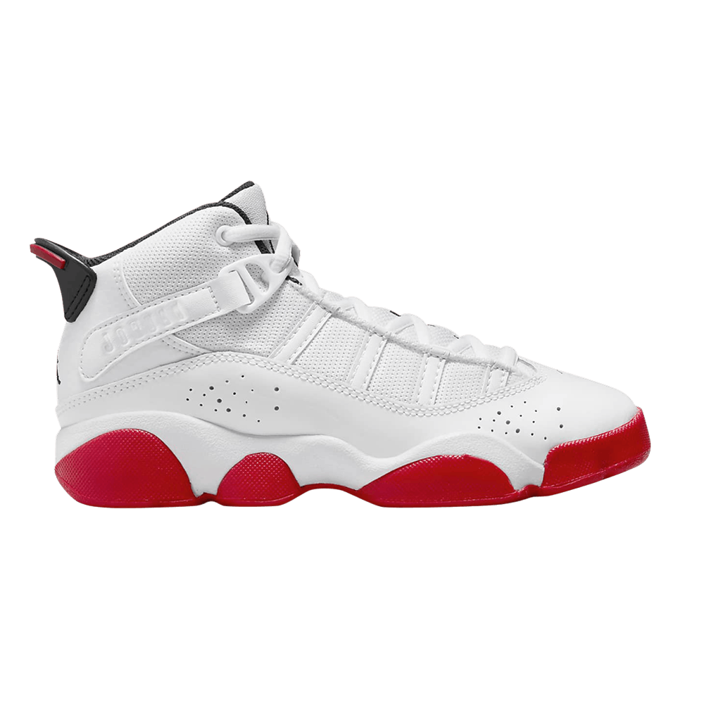 Pre-owned Air Jordan Jordan 6 Rings Ps 'white University Red'