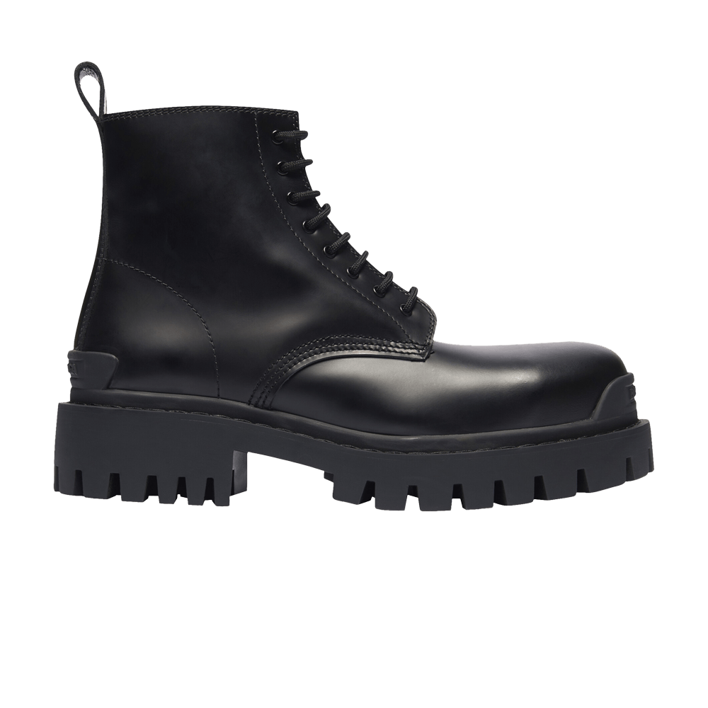 Balenciaga Strike Lace-Up Boot ' Black'