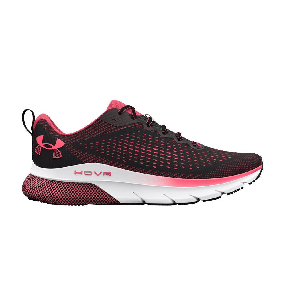 Pre-owned Under Armour Wmns Hovr Turbulence 'black Pink Shock'