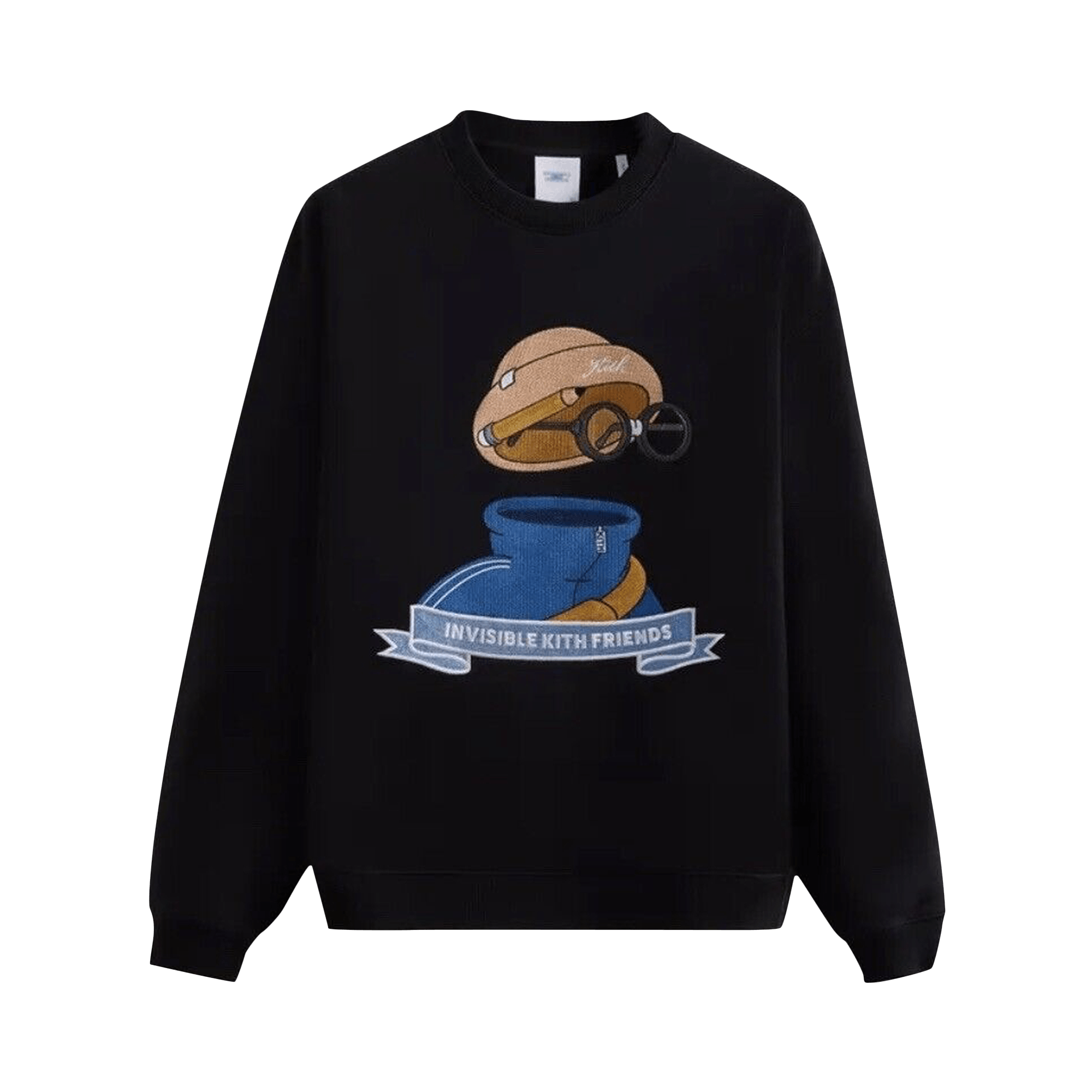 Kith x Invisible Friends Crewneck 'Black'