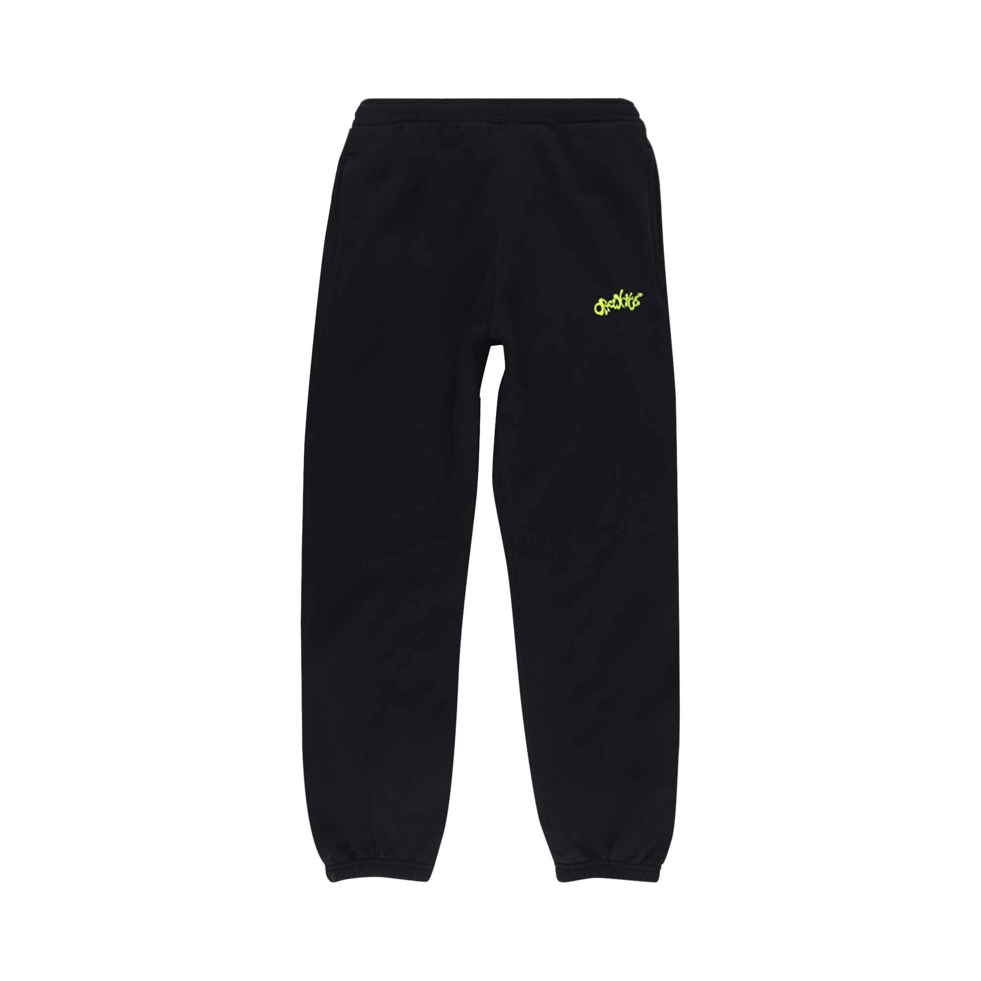 Off-White Opposite Arrow Slim Sweatpants 'Black/Lime'
