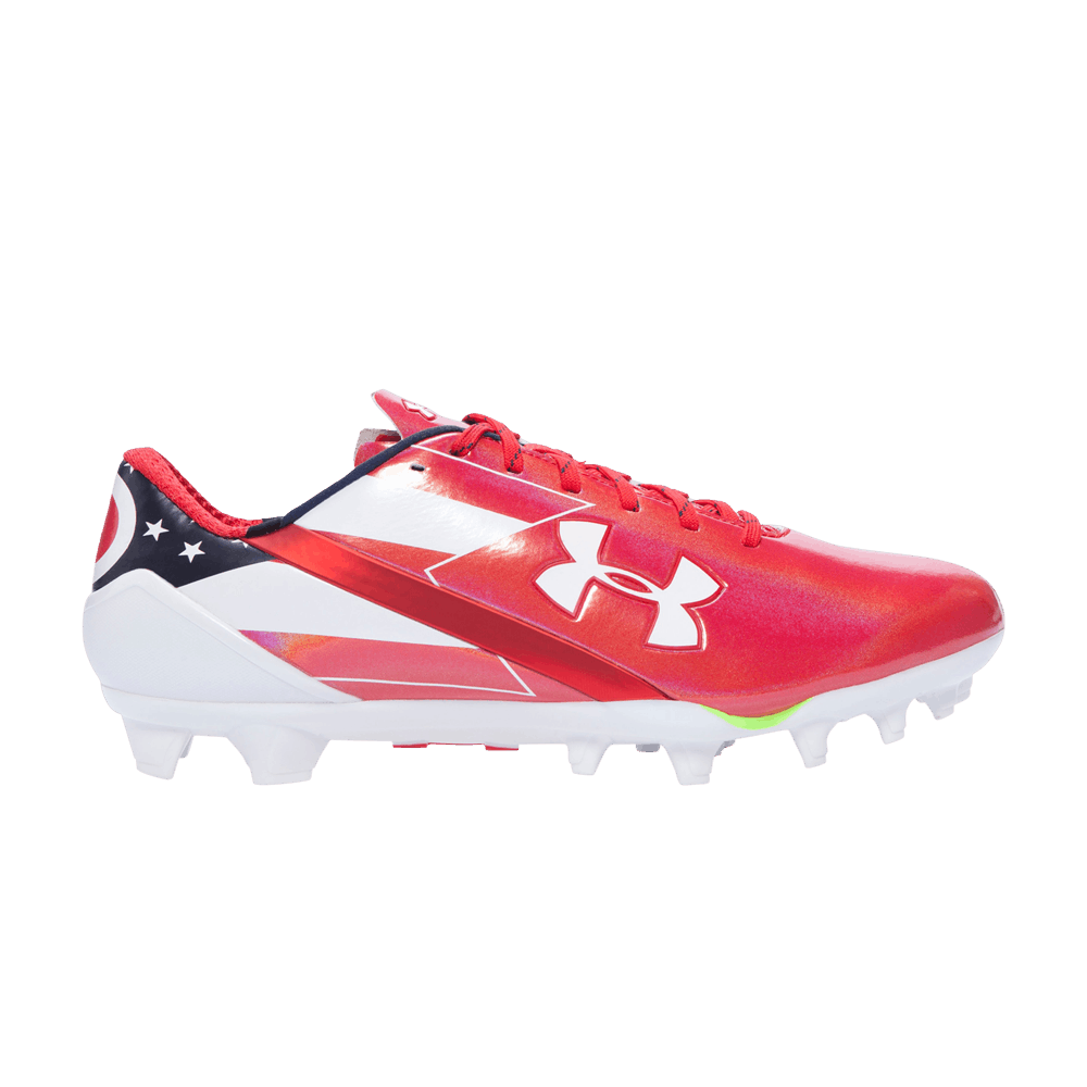 Pre-owned Under Armour Spotlight Le 'ohio' In Red