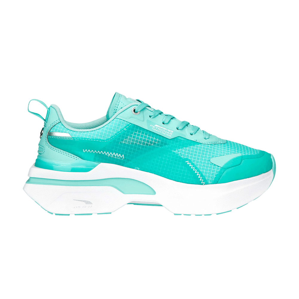 Pre-owned Puma Mercedes-amg Petronas F1 X Wmns Kosmo Rider 'mint' In Green