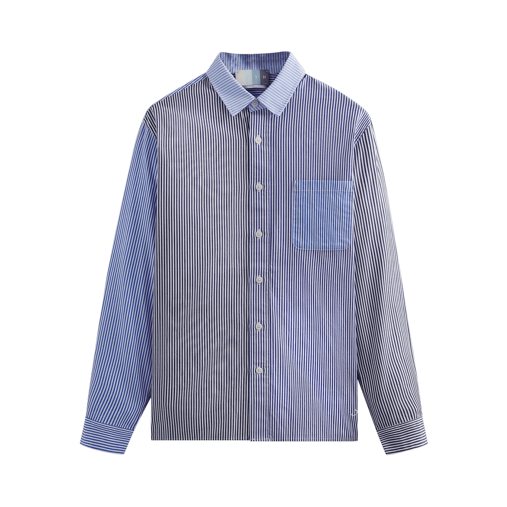 Kith Striped Berkeley Button Down Shirt 'Montage'