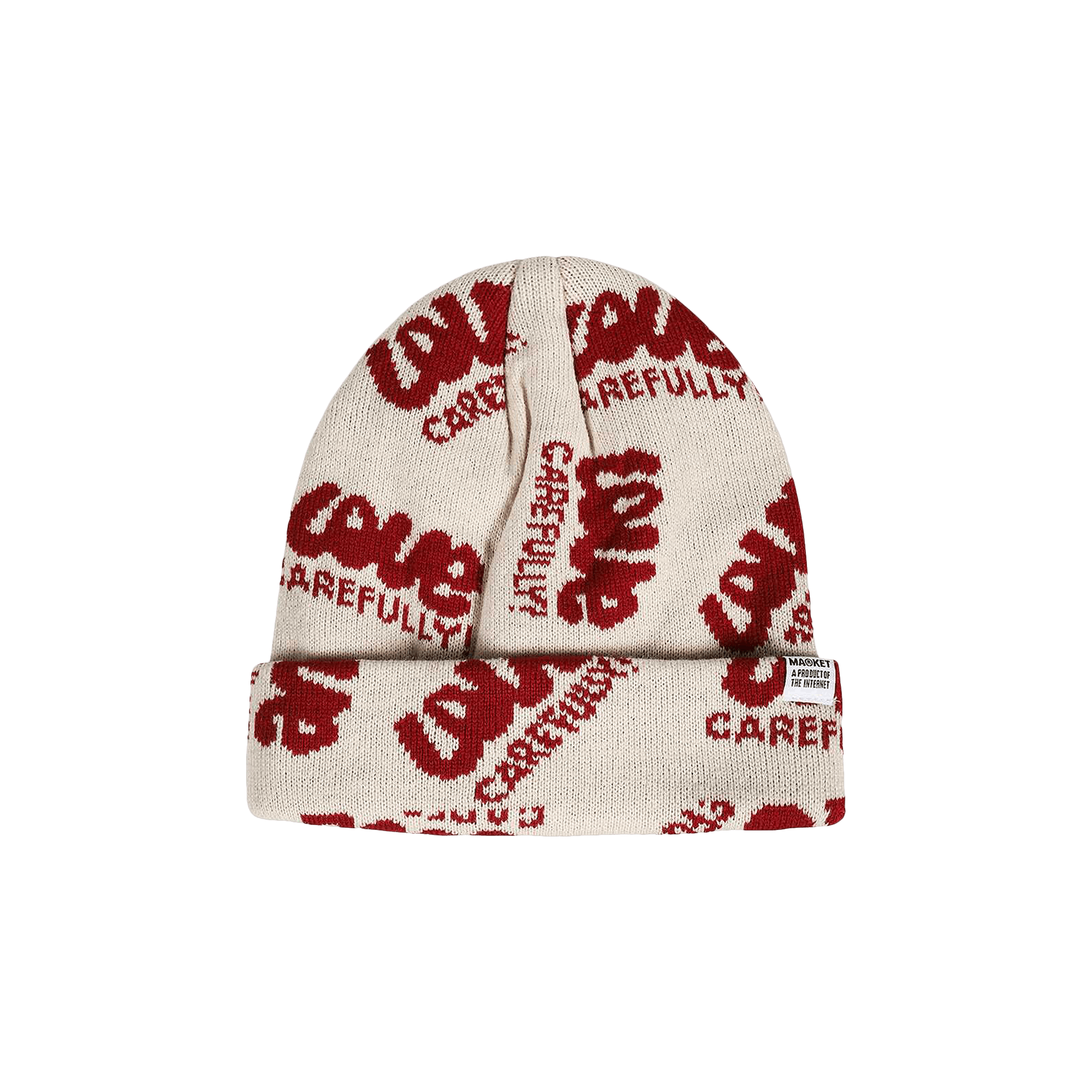 Market Love Carefully Beanie 'Cream'