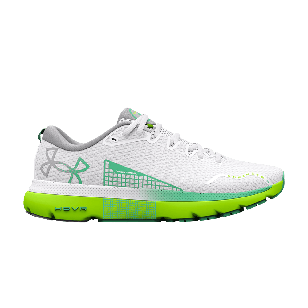 Pre-owned Under Armour Wmns Hovr Infinite 5 'white Lime Surge'