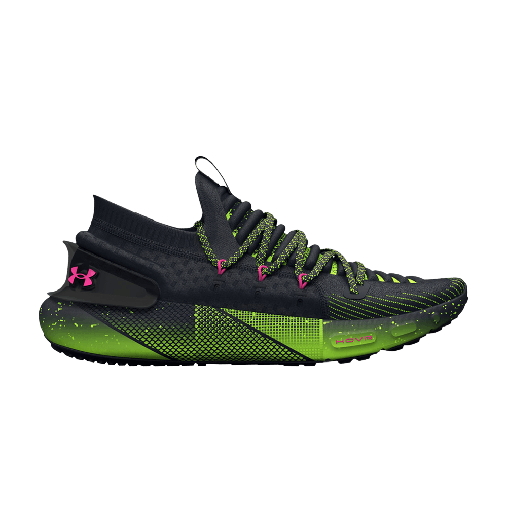 Pre-owned Under Armour Hovr Phantom 3 Amp 'black Lime Surge'