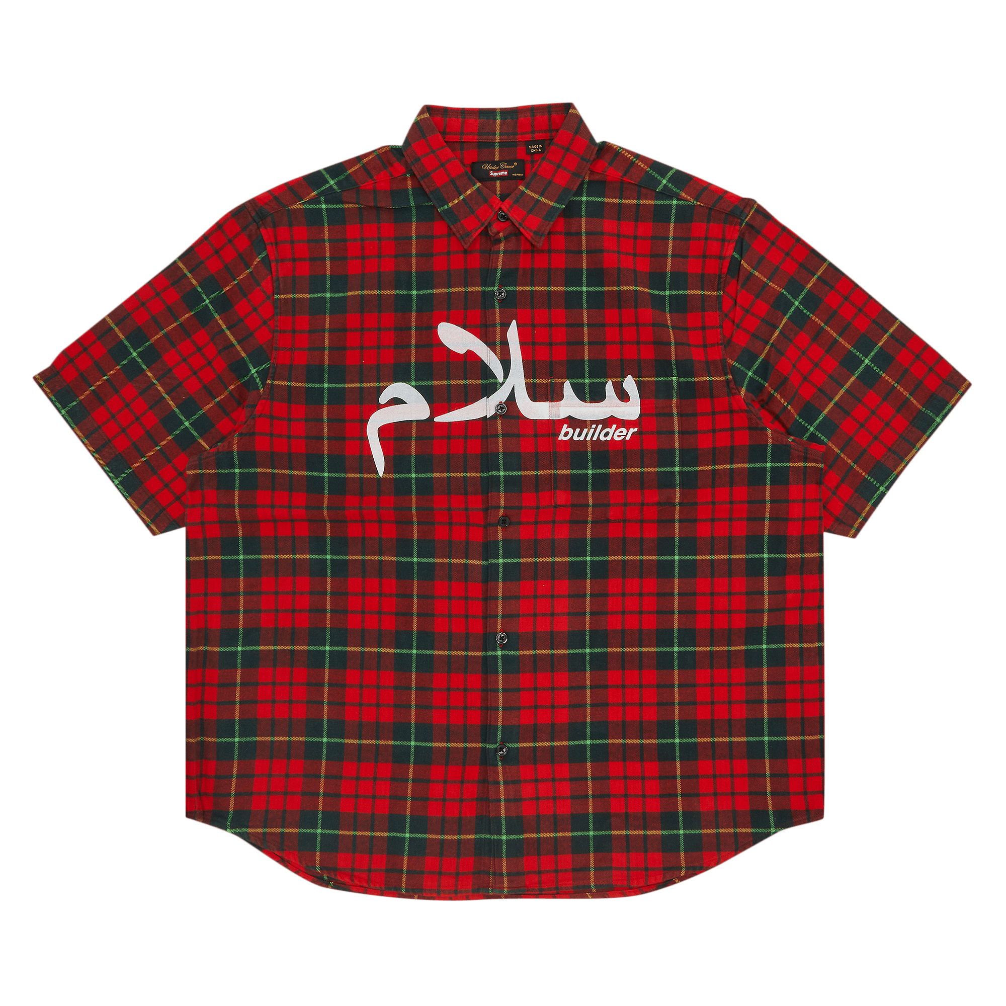 Supreme x UNDERCOVER Short-Sleeve Flannel Shirt 'Red Plaid'