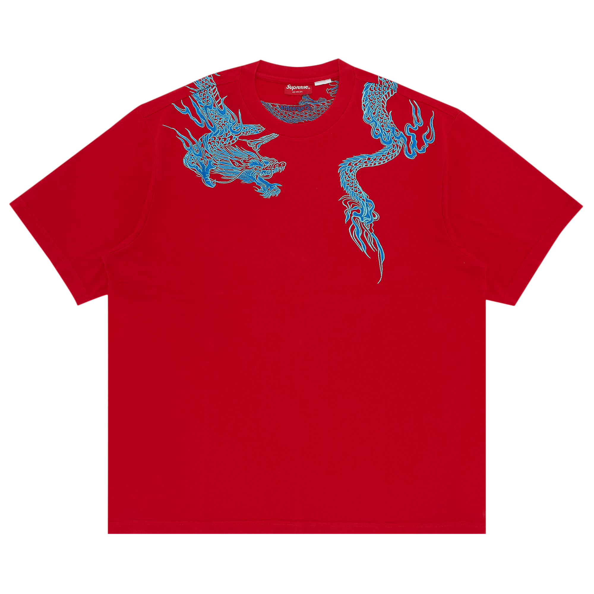 Supreme Dragon Wrap Short-Sleeve Top 'Red'