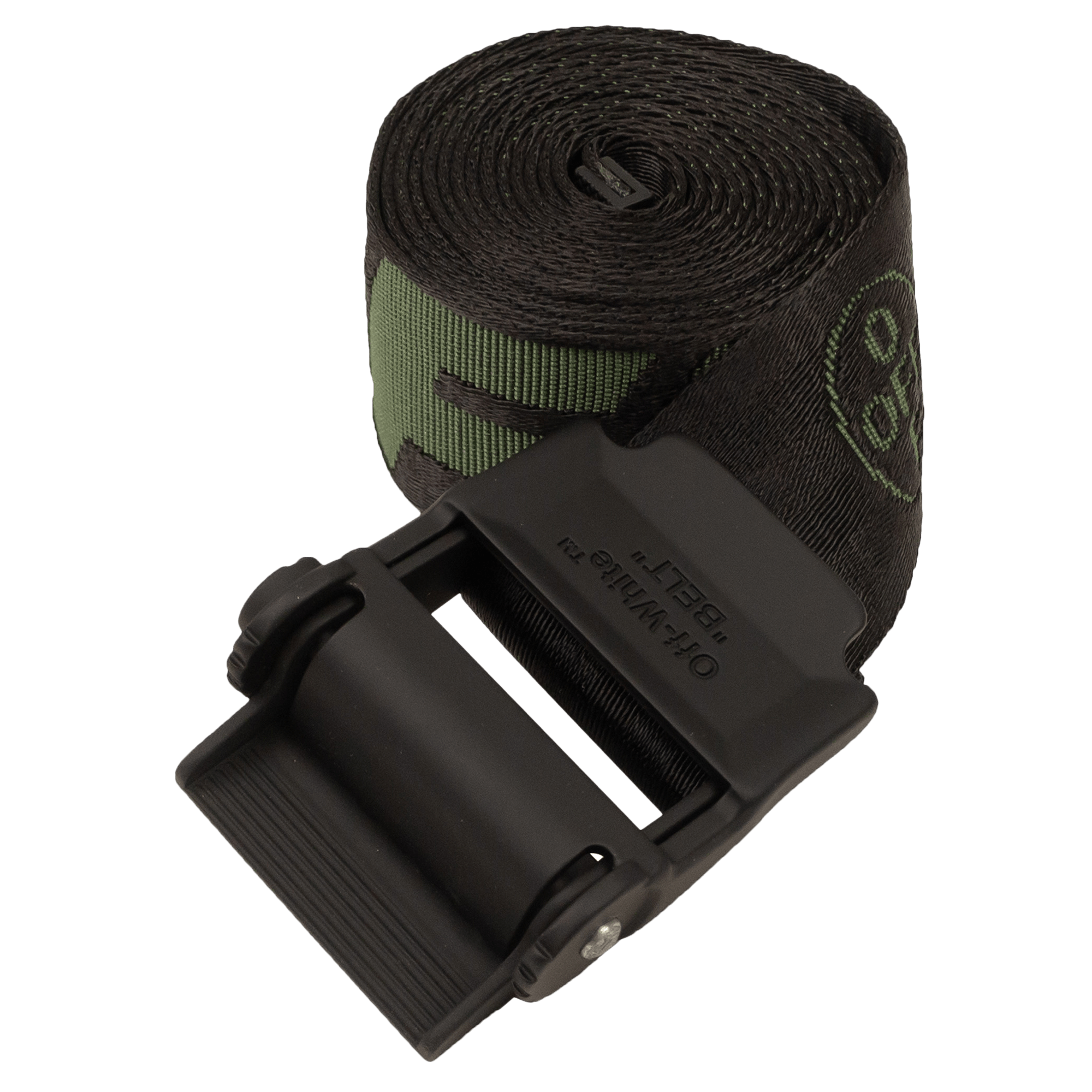 Off-White 2.0 Industrial Long Belt 'Black/Army Green'