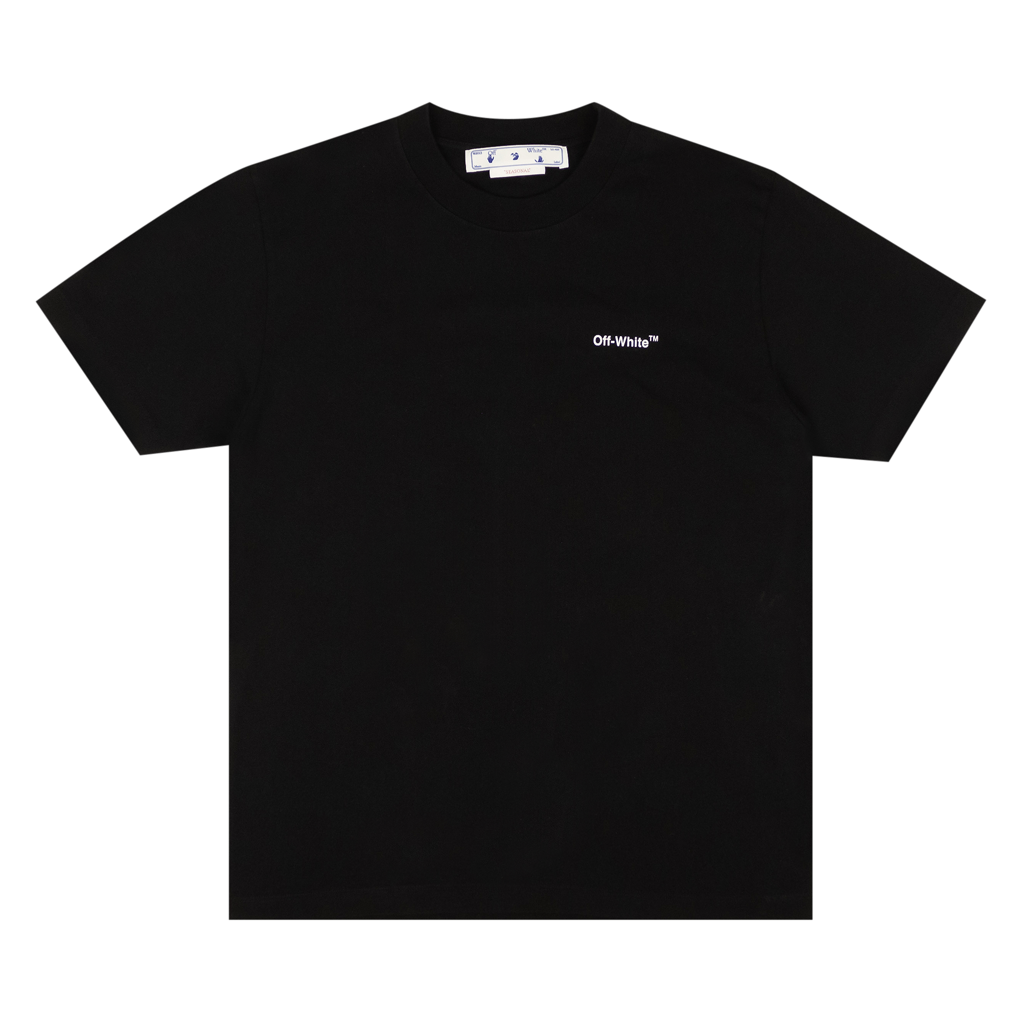 Off-White Bricks Slim T-Shirt 'Black/White'